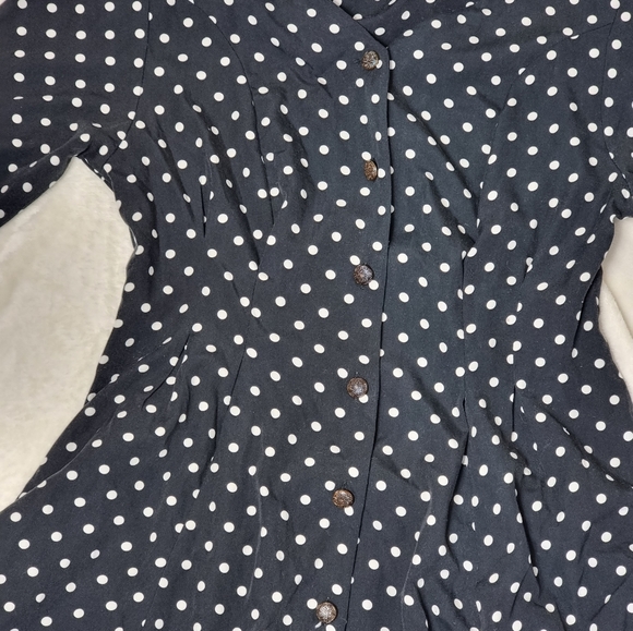 VINTAGE polka dot dress - Picture 4 of 5